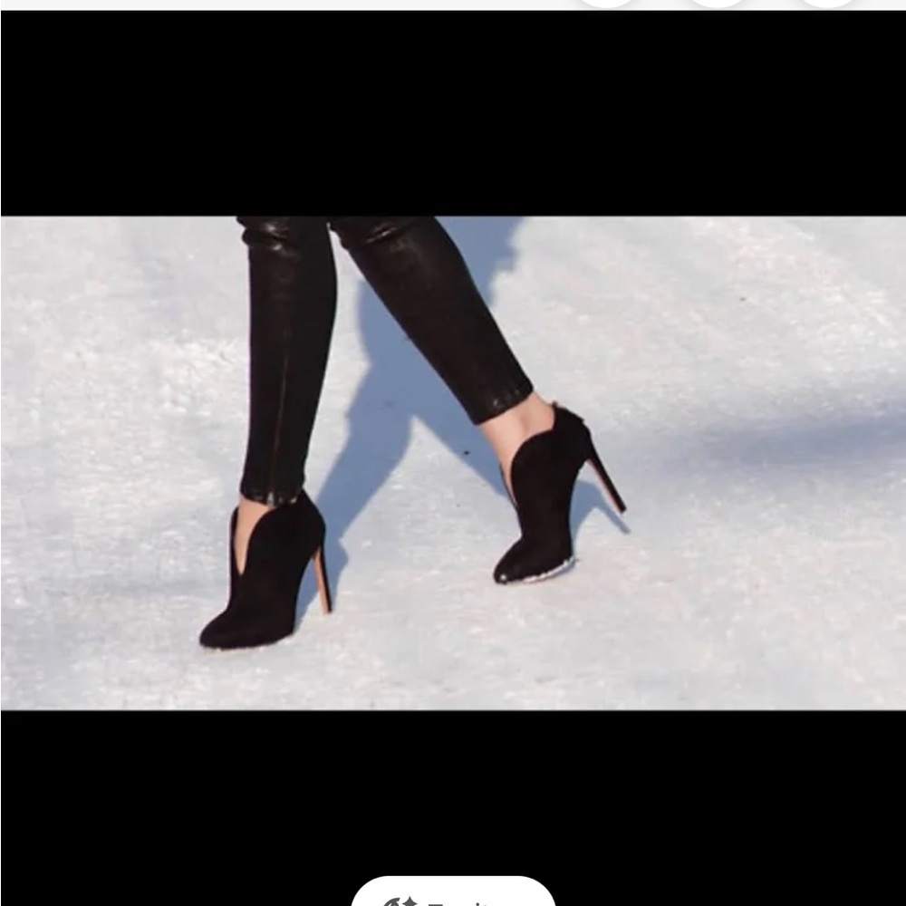 Nine West Black “Nero” Ankle Booties